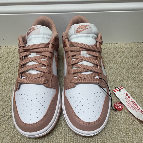 NWT Nike Dunk Low Rose Whisper Pink White 8 - Picture 6 of 13